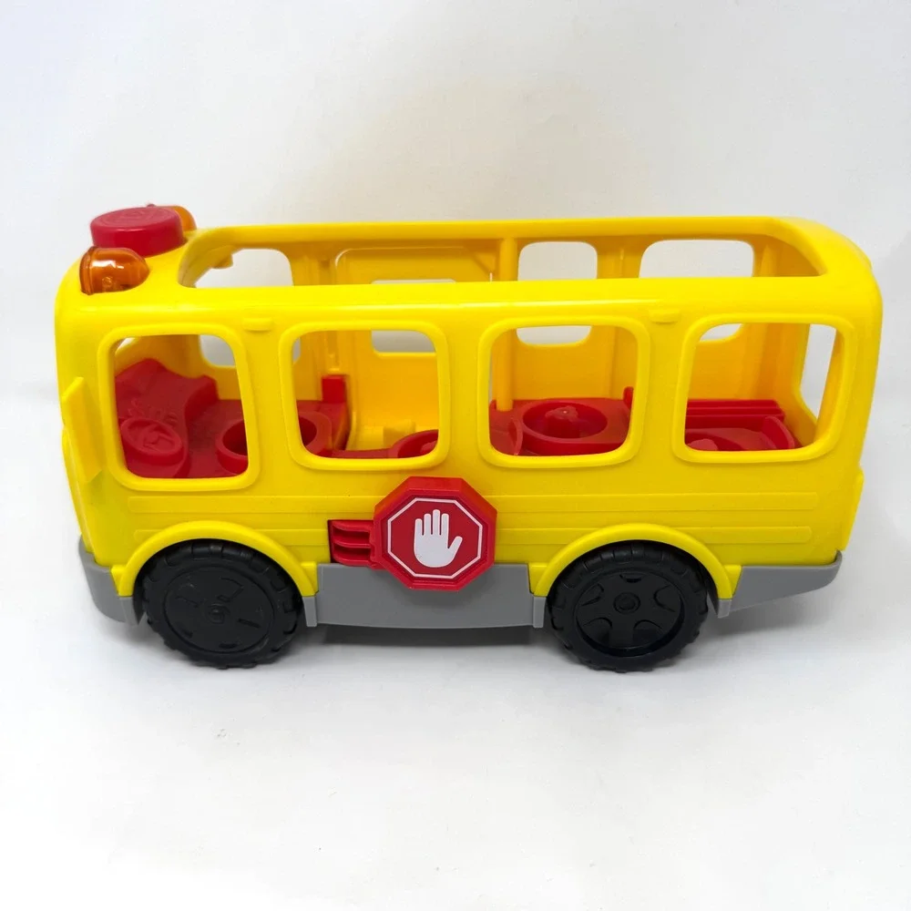 Fisher-Price Little People Sit with Me School Bus Yellow GJB52 with 2 Figures